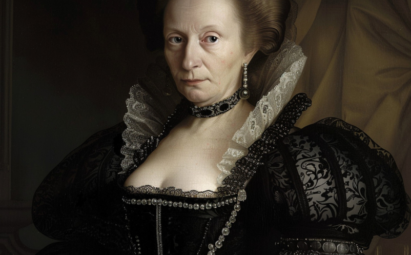 Ai-version of Maria Eleonora of Brandenburg, queen of Sweden 1620-1632