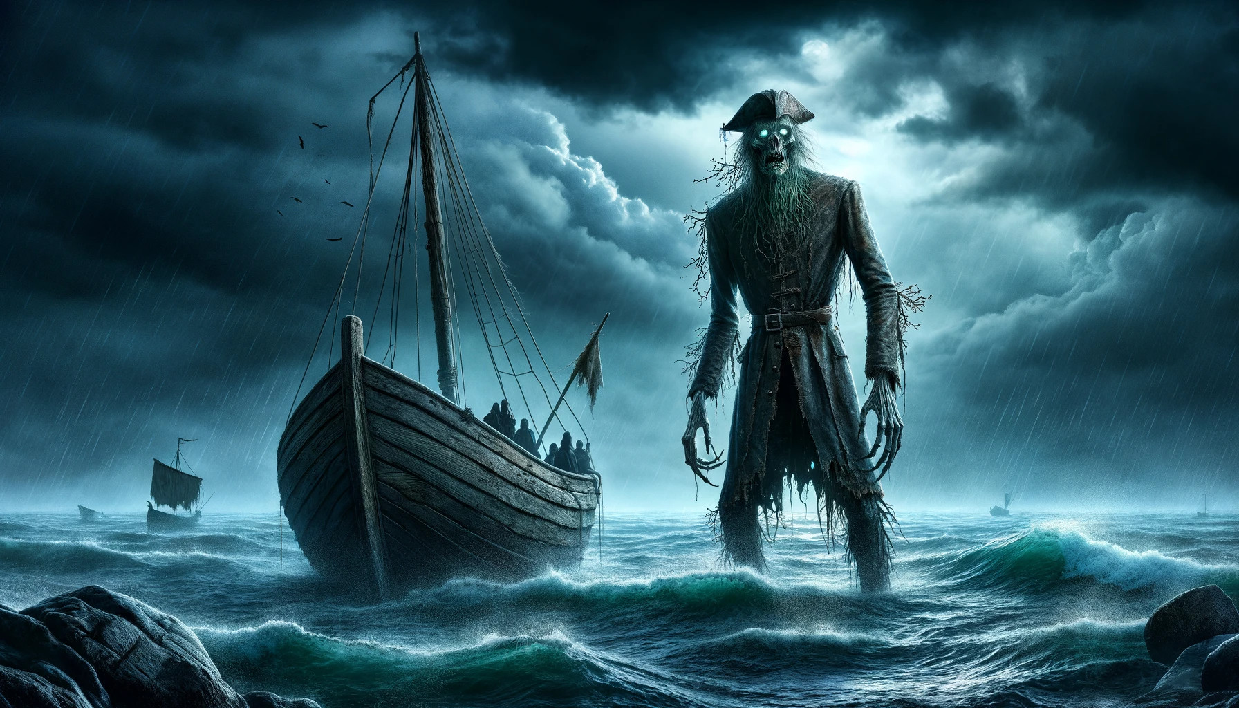 The Draugr, a Norse mythological creature, often a drowned sailor.